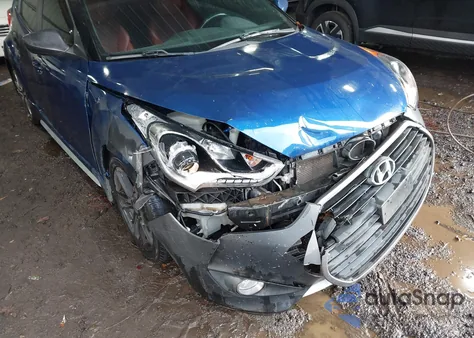 2016 Hyundai Veloster Turbo R-Spec from USA, damaged, VIN KMHTC6AE0GU257983